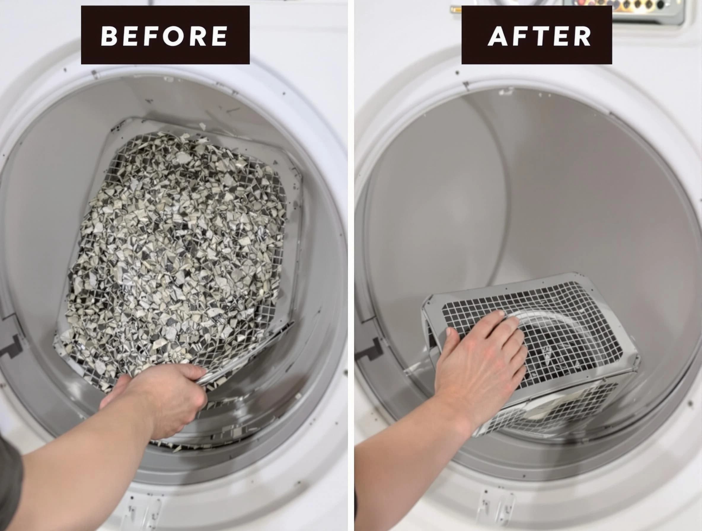 Professional lint trap cleaning by Quincy Dryer Vent Cleaning in Quincy