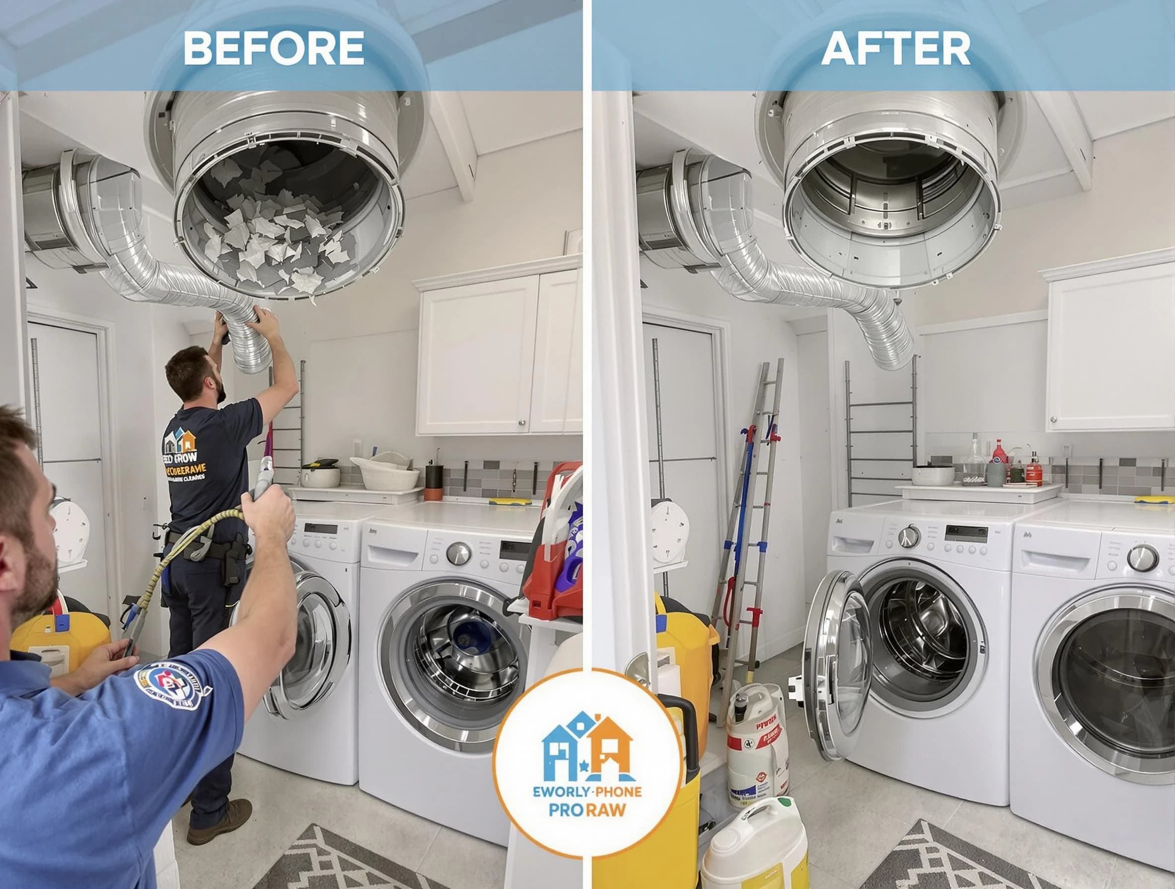 Residential dryer vent cleaning by Quincy Dryer Vent Cleaning in Quincy