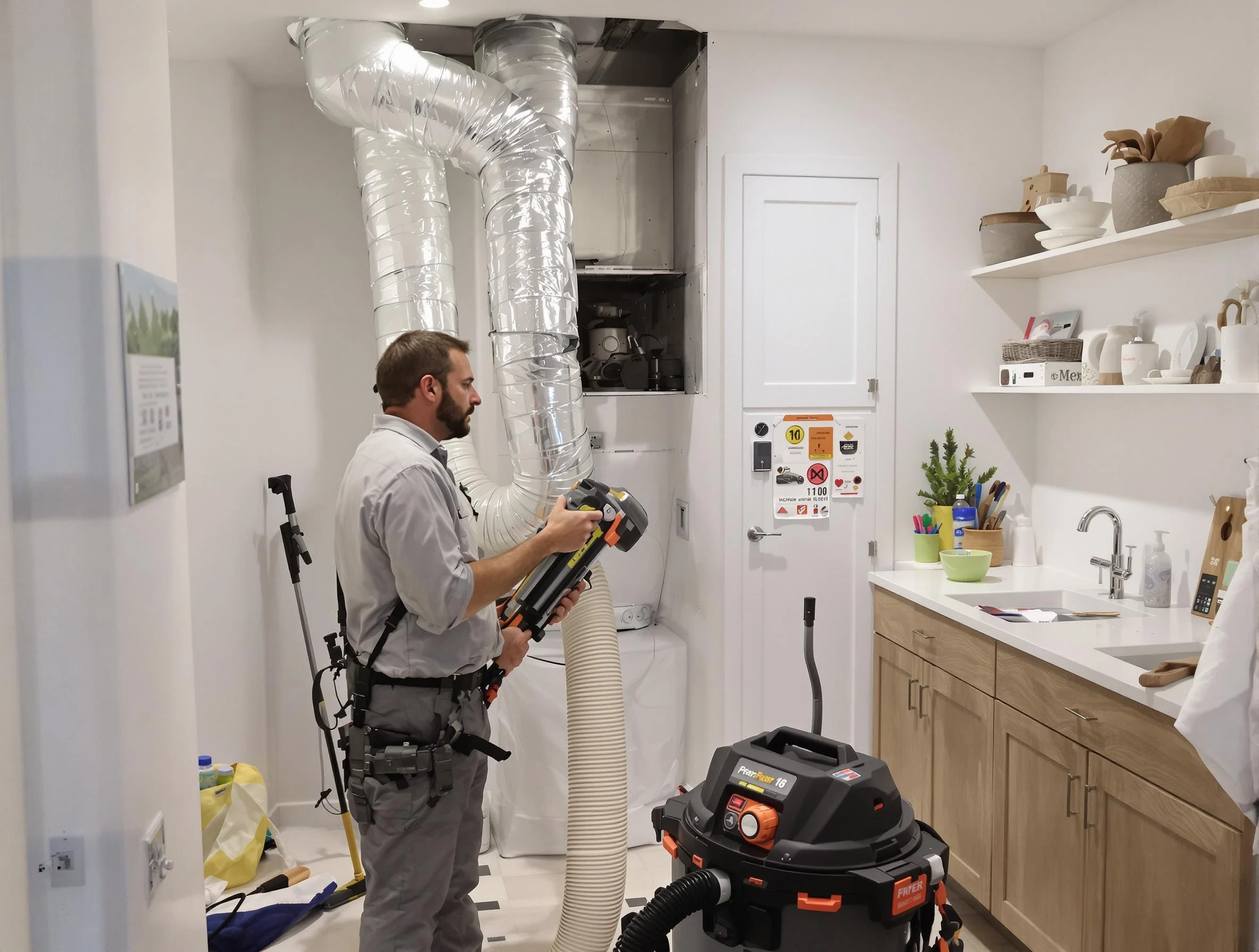 Clogged Dryer Vent Cleaning in Quincy